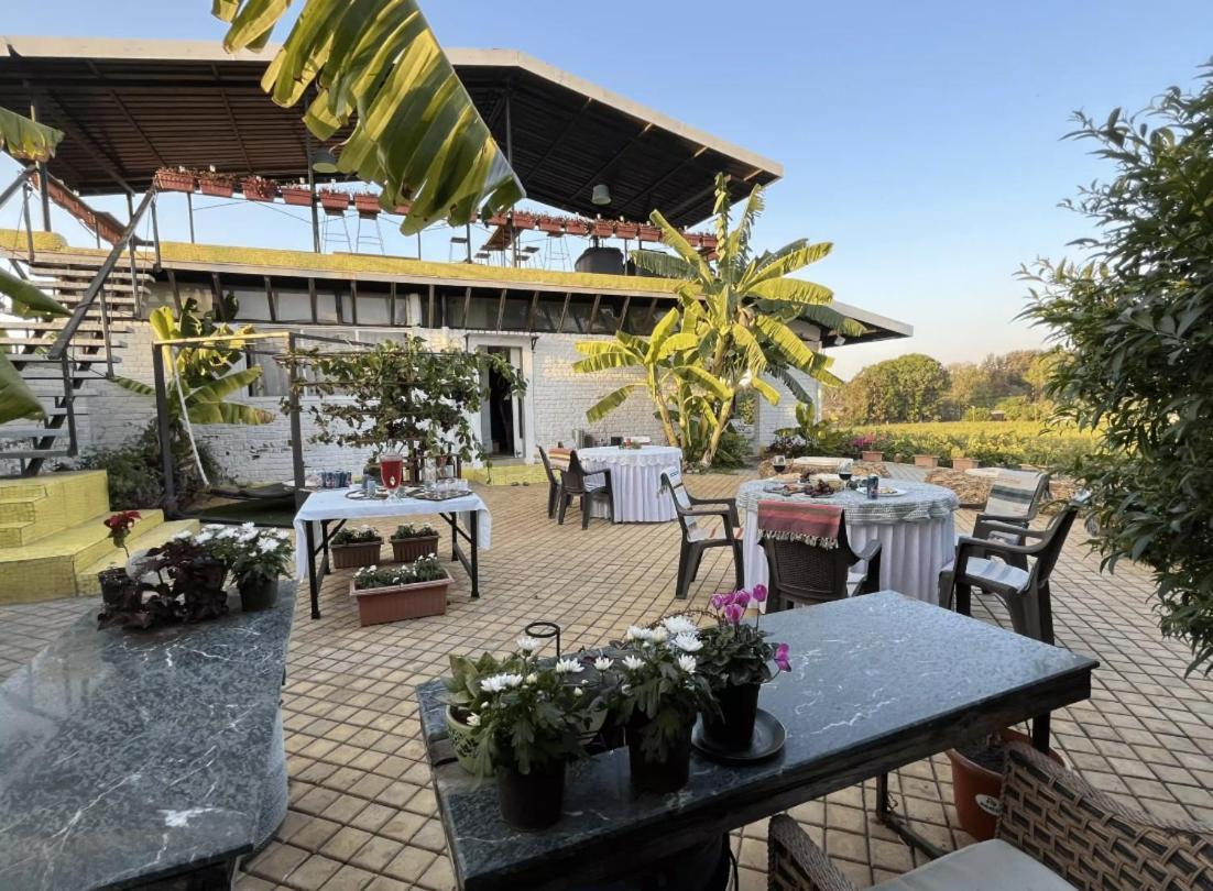 Saffronstays Onellaa, Nashik - Infinity Pool Villa Surrounded By A Vineyard Exterior foto